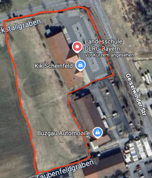 Grundstück der Landesschule.