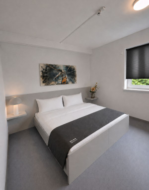 Die Zimmer für die Gäste und Referenten